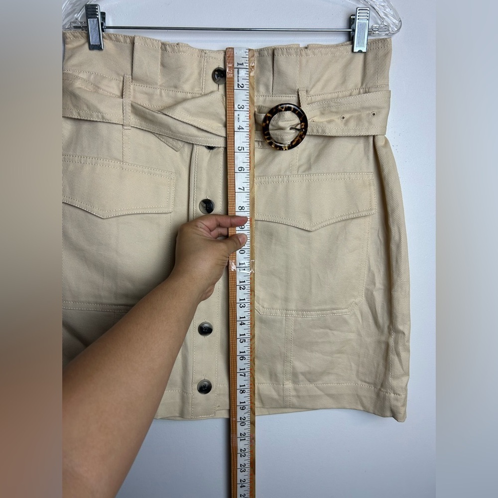 NWT Banana republic 10 Mini Skirt High rise Button Down Old Money office career - Picture 11 of 12